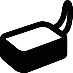 Lunch Box Stencil Svg Design File, Free Vectors File